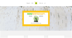 Desktop Screenshot of herzwirtschaft.com